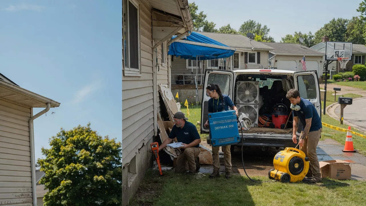 Ceiling Leak Cleanup in Elburn, IL near me